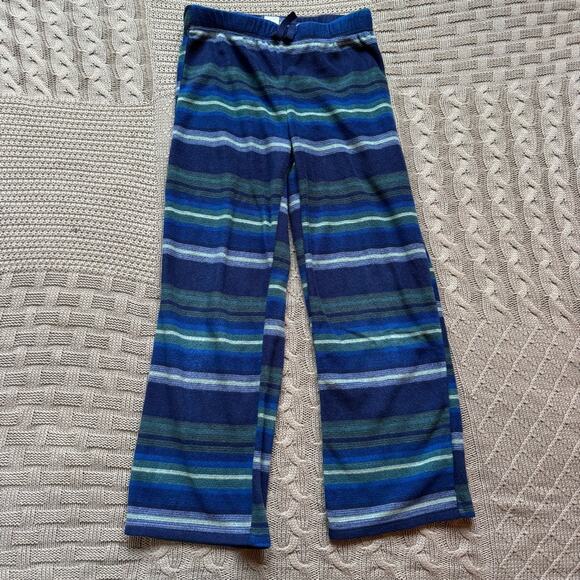 Eddie Bauer Bleu Striped Cozy Pajama Pants ~ Fit 8 - Picture 1 of 8